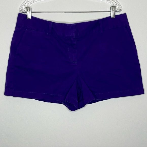 Loft Purple Shorts - Picture 2 of 9